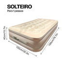 [PROMOÇÃO] Colchão Inflável Airflex Resistente e Pronto em 3min + BRINDES | Somente Hoje!