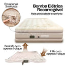 [PROMOÇÃO] Colchão Inflável Airflex Resistente e Pronto em 3min + BRINDES | Somente Hoje!